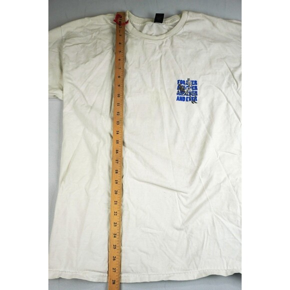 10-Deep T-Shirt Men's Size Large Skeleton Forever and Ever Big Back Graphic USA - Picture 8 of 13